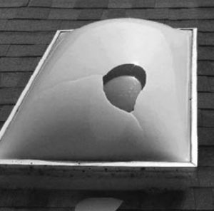 Hail Damaged Skylights and Domes | Melbourne | Roofrite