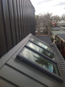 Ribbon Strip Wall Cladding with Velux Skylights Middle Park