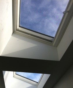 Twin SO1 Velux Skylights with standard plastered shaft Kew