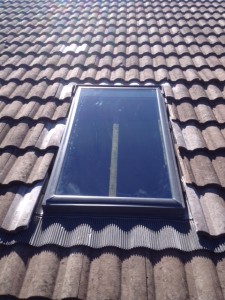 Velux FCM 3046 install in tiled roof complete - Flemington (image)