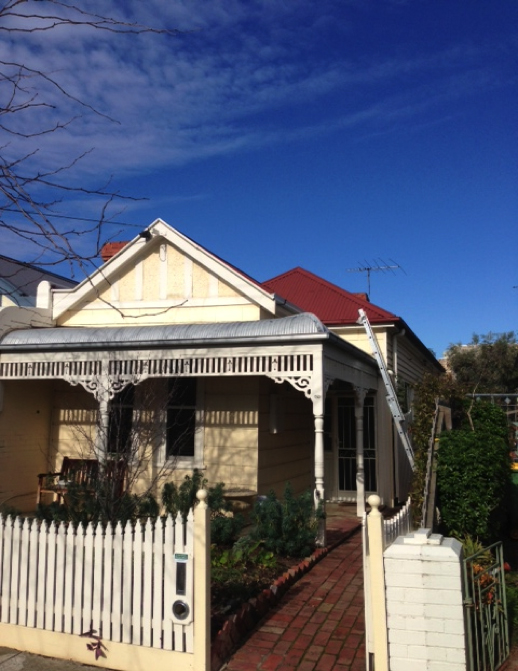Colorbond reroof Northcote - Before