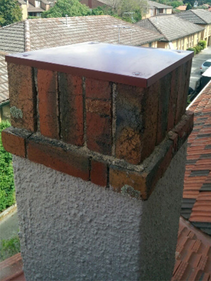 Colorbond Chimney Flashing - Essendon (image)