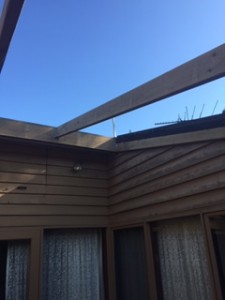 Sunlite Twinwall supporting structure repaired - Glen Waverley (image)