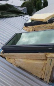 Velux FS Fixed Skylight build with shaft and insulation - Kew (image)