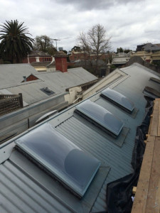Acrylic domes replaced - Carlton North