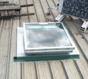 Custom made roof hatch supplied and installed (above) - South Yarra (image)