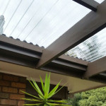 Polycarbonate roof installed Greca profile - Caulfield North (image)
