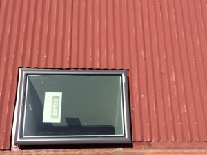 Velux skylight FCM 2246 installed with soaker flashing - Hawthorn East (image)