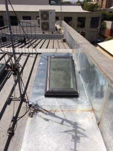 Velux Skylight VSE C04 installed pitched at 15 degrees - South Yarra (image)