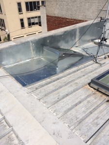 Velux Skylight installed with 15 degree pitch build up - South Yarra (image)