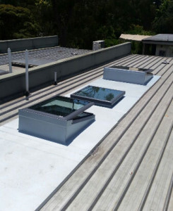 Velux Skylights pitched for flat roof - Alphington (image)
