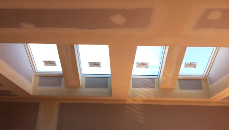 Velux Skylights with Vaulted Shafts by Roofrite - Melbourne