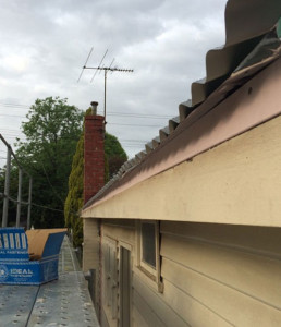Replaced timber fascia prior to gutter installation - Box Hill North