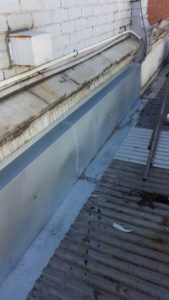 Box gutter replaced and new flashing installed - Melbourne (image)