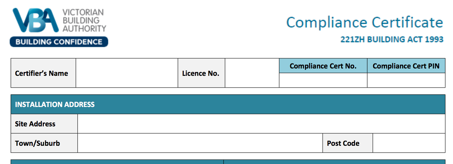 Plumbing Compliance Certificates Explained Roof Plumbers Roofrite