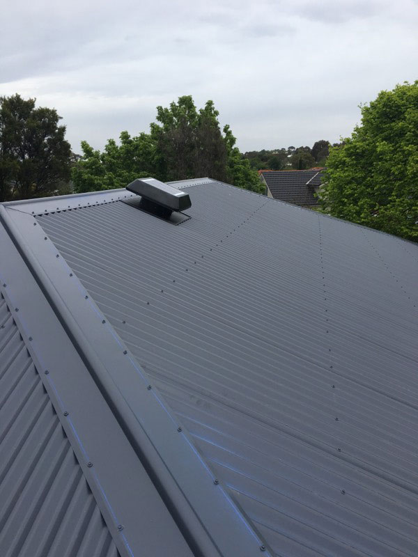 Solar roof vent installed (image)