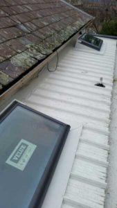 Velux skylights installed with 15 degree pitch custom flashings - Hawthorn (image)