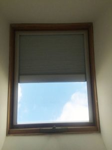 Velux Solar Powered Honeycomb Blind Installed - Fitzroy North (image)