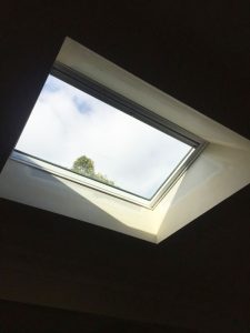 Velux Skylight with Manual Honeycomb Blind installed - Northcote (image)
