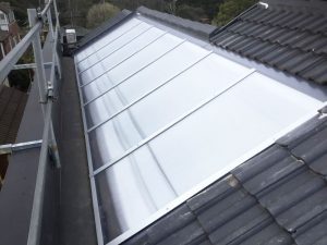 Polypiu Twinwall Roof installed - Kew East (image)
