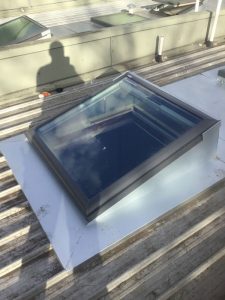 Velux Skylight installation in flat roof - Alphington (image)