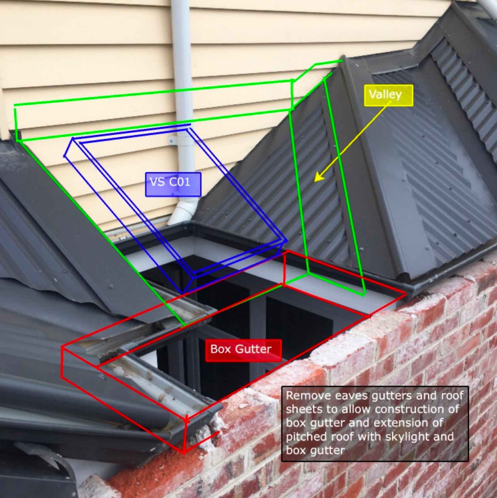 Velux Skylight concept sketch - Essendon (image)