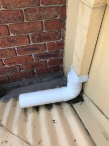 Downpipe extensions installed - Albert Park (image)