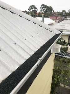 Foam leafguard Gutter Protector installed - Northcote (image)