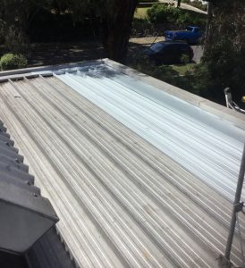Kliplok roof sheets replaced - Greensborough (image)
