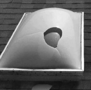 Hail Damaged Skylights and Domes | Melbourne | Roofrite