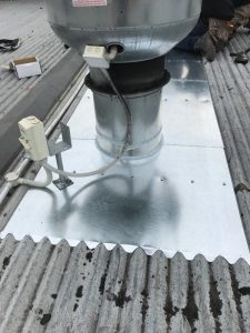 New hopper flashings to vat vents (image)