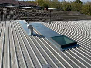 Velux Skylight with Hopper Flashing installed - South Yarra