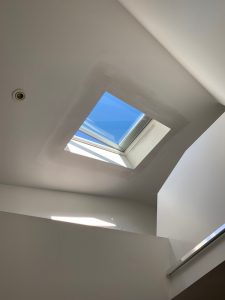 Velux skylight installed with custom shaft - South Yarra