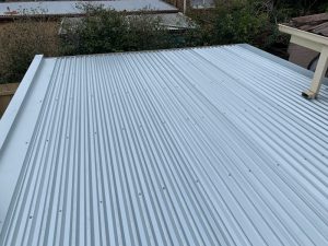 Zinc Metrospan garage roof install- Cheltenham