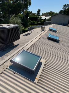 Dome Skylights Replaced with Velux Skylights | Park Orchards | Melbourner | Roofrite