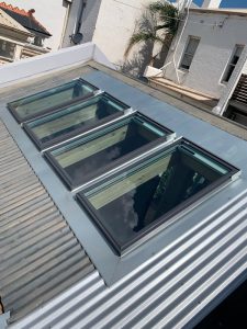 Velux Skylights Installed into Corrugated Roof | Middle Park | Melbourne | Roofrite