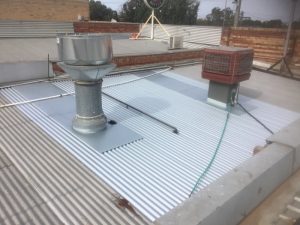 Commercial metal reroof to fix commercial roof leakS | St_Albans | Roofrite