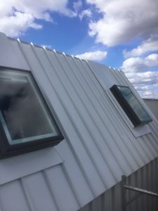 Velux Skylights installed with custom Flashing & Hoppers | Coburg | Melbourne | Roofrite