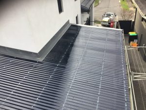 Laserlite 2000 Grey Corrugated Polycarbonate Roofing Installed | Doncaster | Melbourne | Roofrite