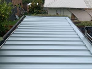 Polycarbonate Roof Replaced with Klip Lok Zinc | After | Camberwell | Roofrite