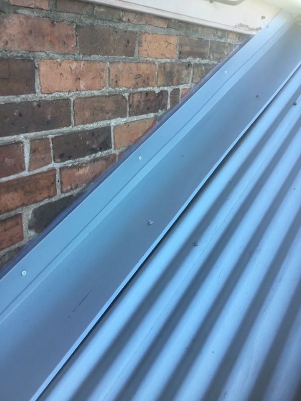 Properly installed apron flashing | After | Albert Park | Roofrite