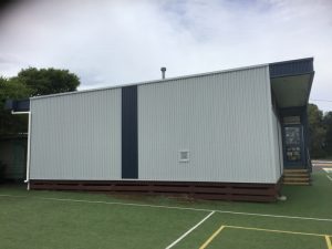 Spandek Cladding installed | Clayton South Primary School | Roofrite