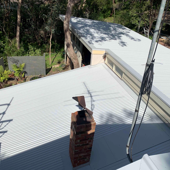 Colorbond Reroof With Velux Skylights And Cement Sheet Cladding | Melbourne | Roofrite