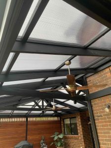 Hail damaged polycarbonate roofs replaced (After) | Keilor | Roofrite