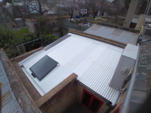 Coolmax Colorbond Metal Roof Installed with Velux Skylight | Parkville | Roofrite
