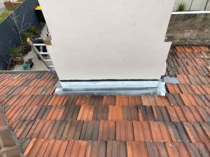 New Chimney Soaker and Hanger Flashing Installed | Strathmore | Roofrite