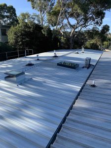 Metal Reroof in Zinc with Skylights and Flues | Viewbank | Roofrite