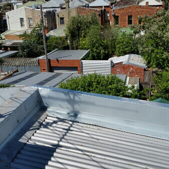Zinc Flashings and Cappings installed - Carlton North (image)